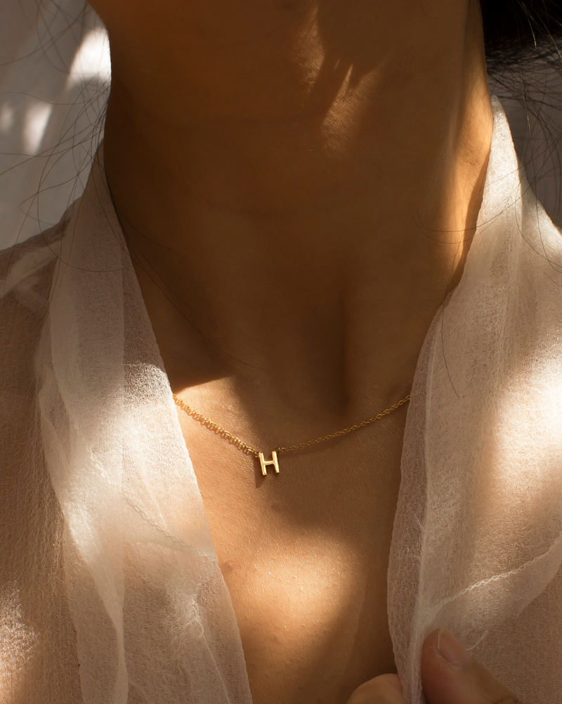 Custom Single Initial Necklace