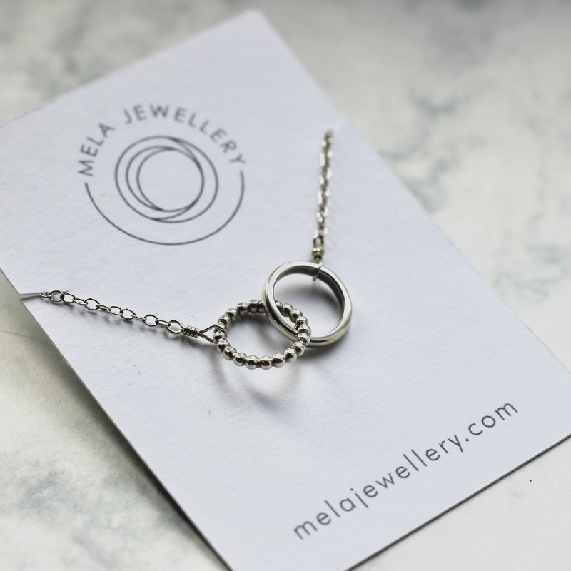 Linked Circle Necklace